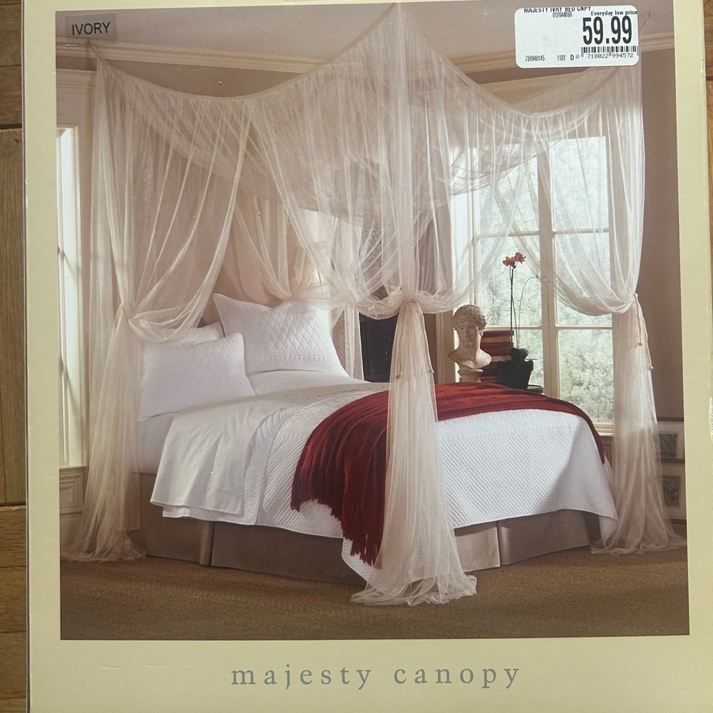 Ivory Bed Canopy